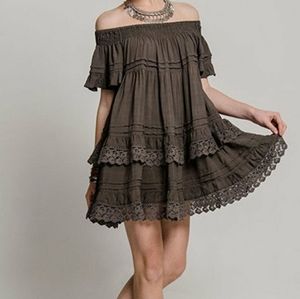 Muche et Muchette olive green dress